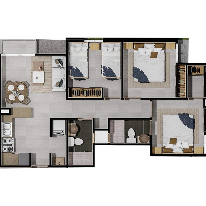 plano-apartamentos-gardens-puerto-plata